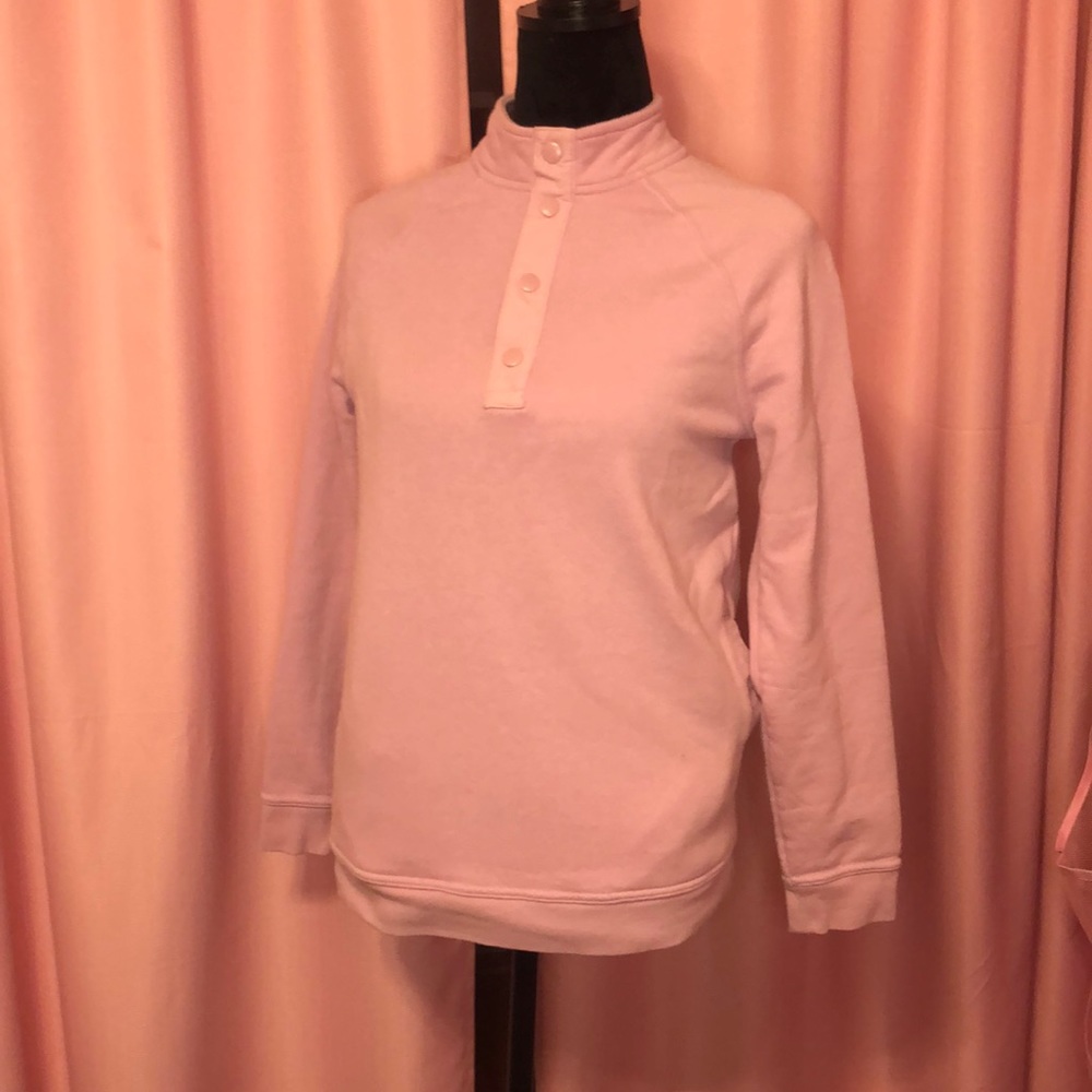 Target Cat & Jack Lavender Long Sleeve Sweatshirt Pullover With Snaps